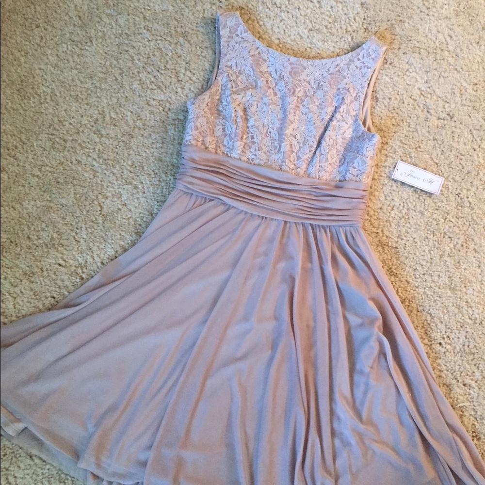 Taupe/ Nude Party Dress